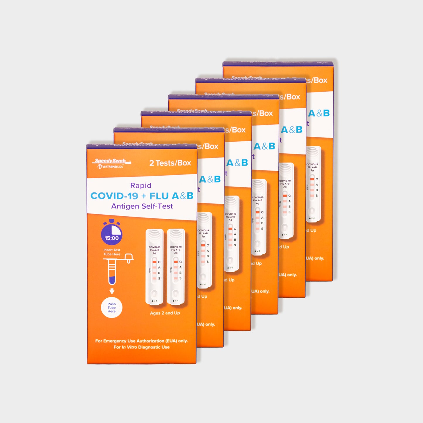 SPEEDYSWAB AT-HOME COVID-19 and FLU A&B COMBO TEST OTC