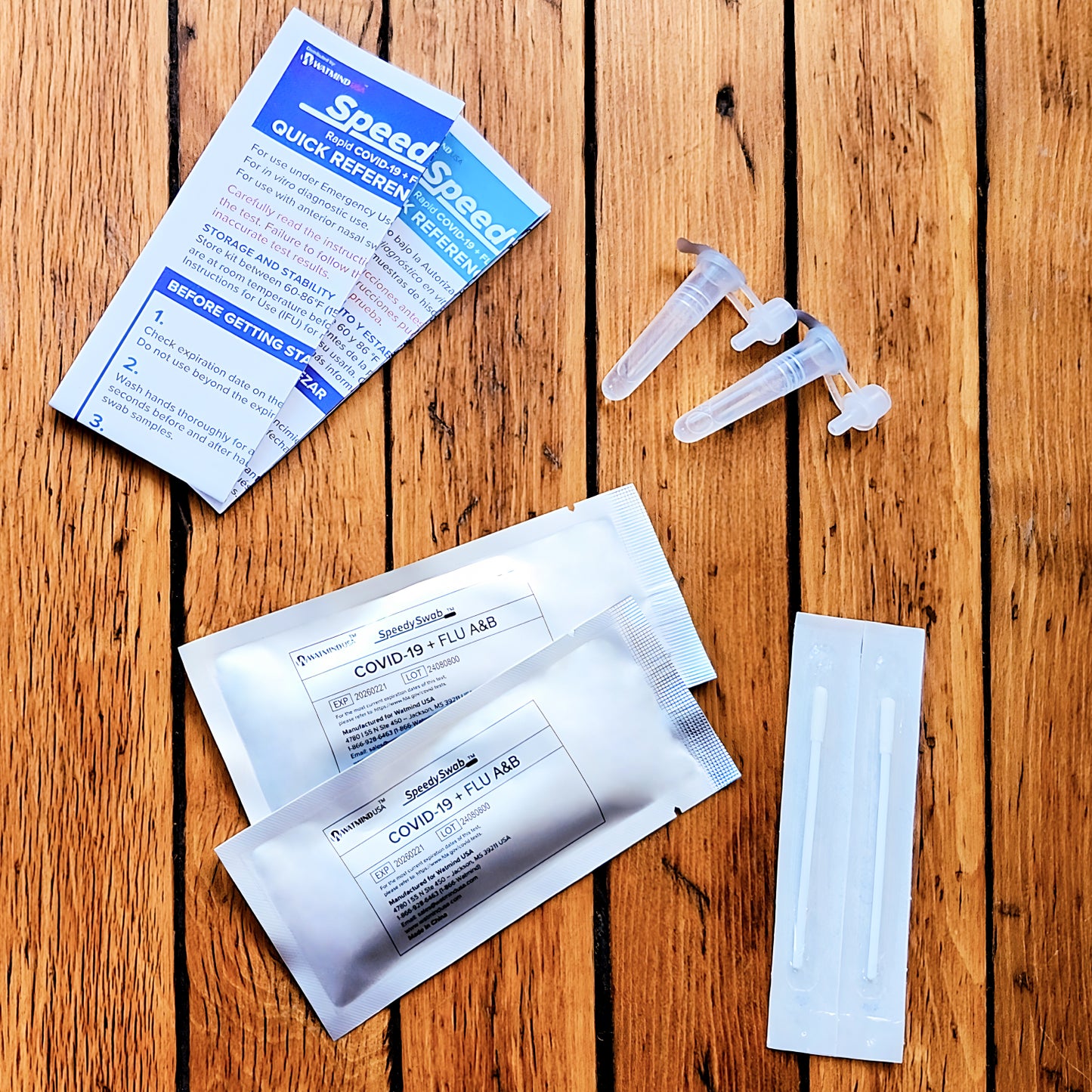 SPEEDYSWAB AT-HOME COVID-19 and FLU A&B COMBO TEST OTC