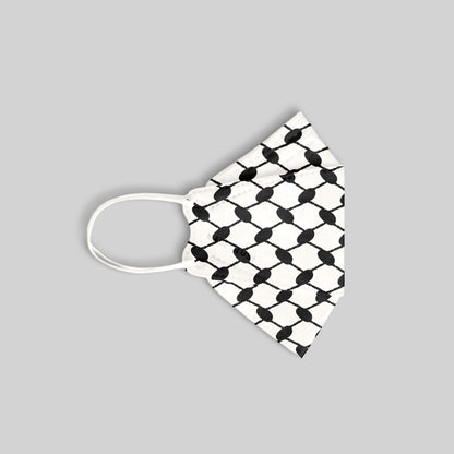 Recyclable Adult Keffiyeh 3D Face Masks with KN95 Protection KF94 Style