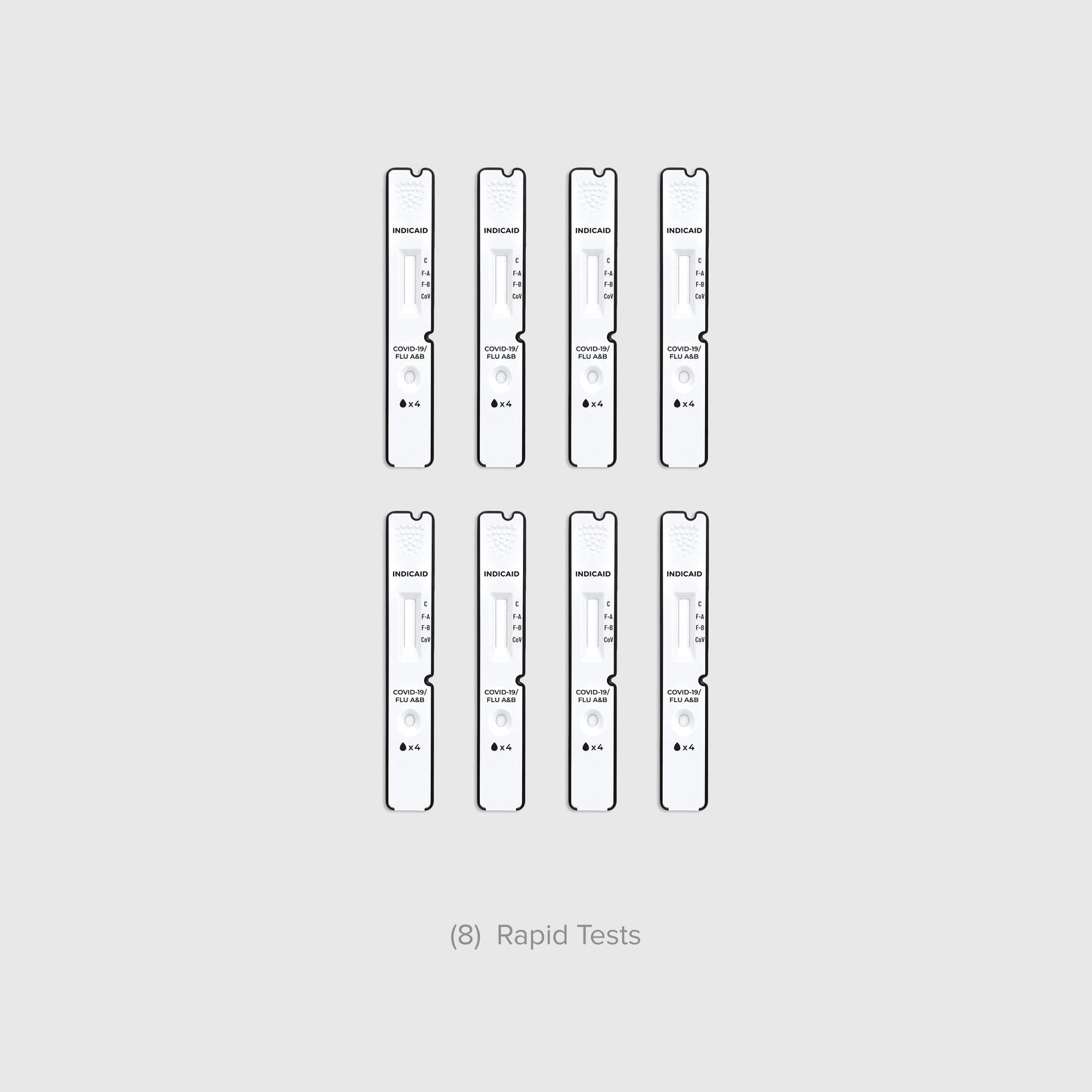 INDICAID® Rapid COVID-19 + Flu A&B At-Home Antigen Test Kit (OTC)