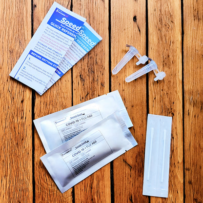 SpeedySwab™ Rapid COVID-19 + Flu A&B At-Home Antigen Test Kit (OTC)